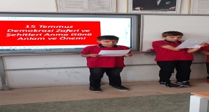 15 Temmuz Demokrasi ve Milli Birlik Günü