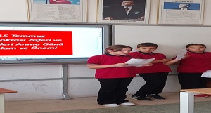 15 Temmuz Demokrasi ve Milli Birlik Günü